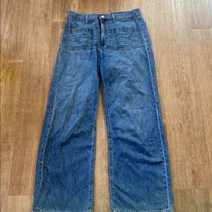 Able vintage style wide leg jeans
